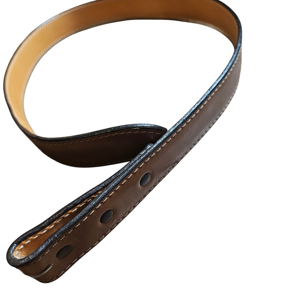 James Reid Ltd. Leather Belt Cognac‎ Tan Mens 30 Western Cowboy Classic